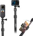 Portable Compact Mini Telescopic Pole Grip for Action Camera | Extendable Selfie Stick. 