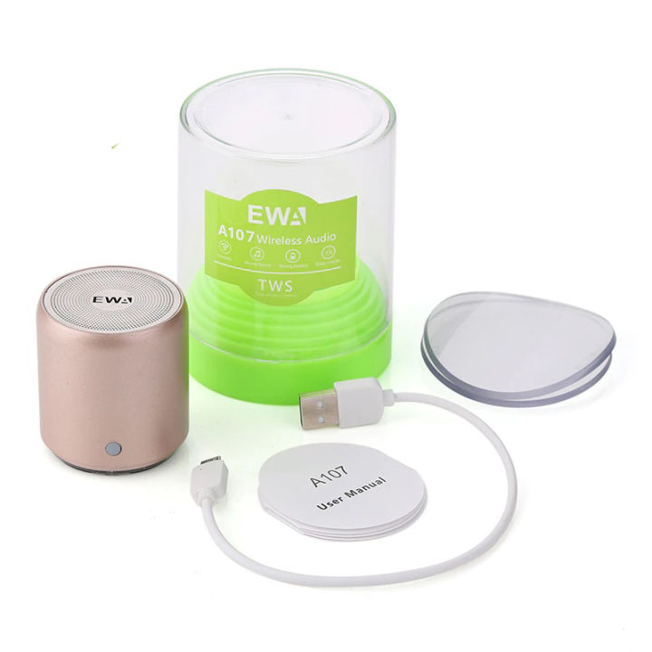 EWA A107 Mini Metal Bluetooth Speaker, True Wireless | Daraz.com.np