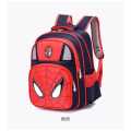 School Bag 3D Spiderman School Bag Travel Bag for Kids up to UKG to Class 4. 