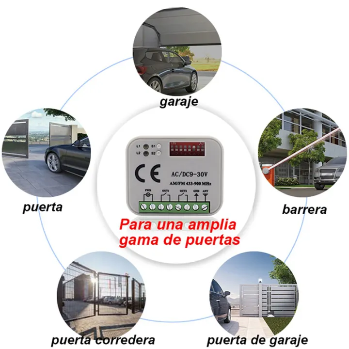 JINMY%202X%20Universal%20Garage%20Door%20Remote%20Control%20Receiver%202CH%20Controller%20Switch%20for%20Transmitter%20RX%20Multi%20Frequency%20433-900MHz%20-%20Image%203