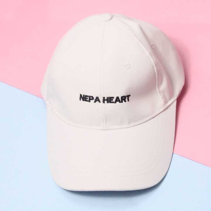 Nepa%20Heart%20Unisex%20White%20Color%20Printed%20Cap%20-%20Image%204