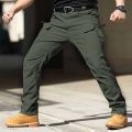 Pant Multi Pocket Tactical Stylish Stretchable Waterproof Softshell Outdoor Men's Cargo Trouser. 