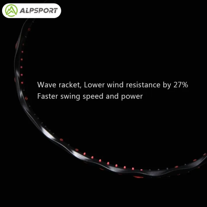 ALP-SPORT%20V5%20Pro%20Badminton%20Racket%20-%205U%2077g%20Full%20Carbon%20Fiber%20with%20MXH%20Cushioning%20and%20Wave%20Frame,%2030lb%20Max%20Tension,%20for%20High%20Altitude%20Competitions%20in%20Nepal%20-%20Image%202