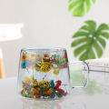 DT(Clearance price) Versatile Floral Tea Cup Handcrafted Floral Glass Tea Cups Elegant Heat Resistant Coffee Mugs with Real Dried Flowers for Sipping. 