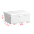 New Transparent Plastic Storage Box Photocards Small Card Storage Box Desk Organizer Box Classification Box Stationery. 