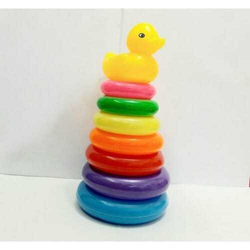 Color Rings Baby 7 Colors Rings Baby Stacked Toy | Daraz.com.np