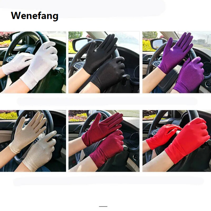 Wenefang%201pair%20Summer%20Breathable%20Sunscreen%20Full%20Finger%20Driving%20Gloves%20Women%20Original%20Thin%20Cotton%20Sun-shading%20Solid%20Color%20Non-Slip%20Short%20Mittens%20-%20Image%206