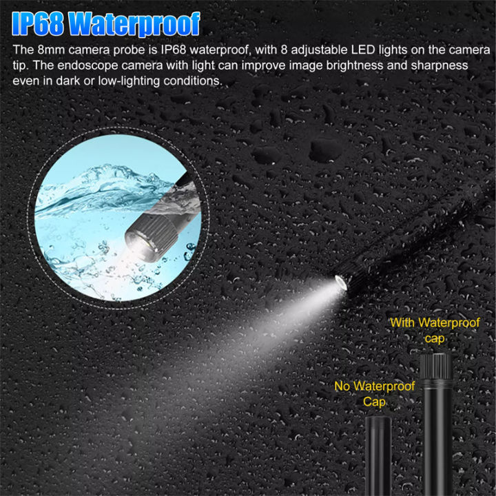 Wireless%20Endoscope%20WiFi%20Borescope%20Inspection%20Camera%201200P%20HD%20IP68%20Waterproof%20Snake%20Camera%20With%208%20LED%20For%20Android%20IOS%20Tablet%20PC%20Demoo%20-%20Image%206