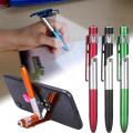 Portable Multifunction Pen Ergonomic Foldable Multi-Color Ballpoint Pen LED Light 4-in-1 Pen with Light for Office Use School Supplies Reading. 