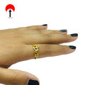 Pure Gold Plated White Stone Embedded 'LOVE' Design Authi For Women(Panchadhatu). 