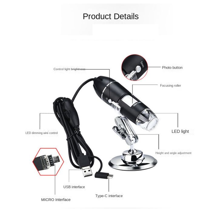 1600X%20USB%20Digital%20Microscope%20Magnification%20Microscope%20Camera%20HD%20Digital%20Microscope%20Compatible%20for%20Window%207/8/10%20,Handheld%20USB%20Microscope%20-%20Image%203