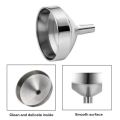 FORIDE 4X Mini Funnels Set Stainless Steel Urn Funnel Filler Kit for Cremation Jewelry Ashes Keepsakes. 