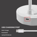 USB Rechargable Circular LED Table Lamp With 3 Color Light | Study Lamp. 