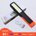 Luxury Portable COB LED Working Light Type-C Car Garage Mechanic Lamp Charging Flashlight Magnetic Torch Emergency Light Warning Light. 