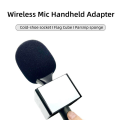 1Set Interview Mic Handle Adopter Microphone Handheld Adapter for Wireless Go/GoII/ Mic//Wireless Mic Easy Install Easy to Use. 