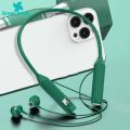 men>men Headphone neck motion lossless compatible with hi-fi wireless HomeGreen earbuds Bluetooth 5.2 hanging type. 