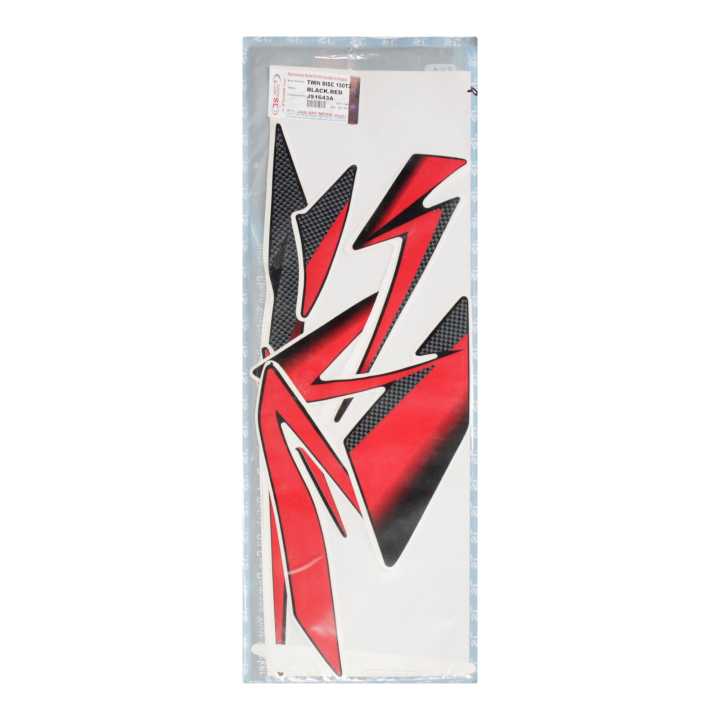 Pulsar 150Cc 2019 Double Disk Full Sticker Black-Red