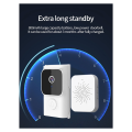 (GGBR) Tuya APP Free Cloud Storage WiFi Doorbell Low Consumption Visual Door Peephole Video Eye Night PIR Security Doorviewer,B. 