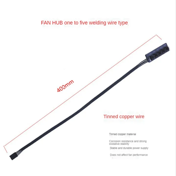 40cm%201%20to%205%204-Pin%20Molex%20TX4%20PWM%20Fan%20CPU%20HUB%20Splitter%20Computer%20Chassis%20Fan%20Hub%20PC%20Case%20Chasis%20Cooler%20Extension%20Cable%20Adapter%20Controller%20-%20Image%202