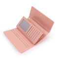 Labella New Ladies Wallet Korean Solid Color Trifold Wallet Simple Large Capacity Ladies Clutch Bag Wholesale. 