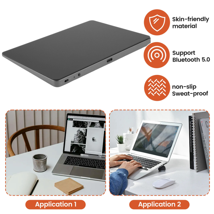 Bluetooth%20Touchpad%20Multi-function%20Gestures%20Trackpad,%20Black%20-%20Image%205