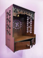 Wooden Pooja Stand Designer Mandir For Home Office Brown Temple. 