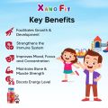 Xano Fit Junior Multivitamin Gummies For Kids For Growth, Immunity & Health 30 Pieces. 