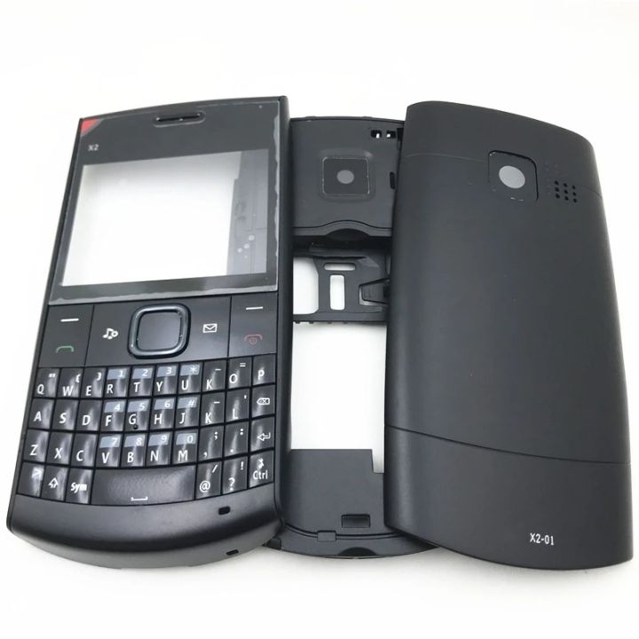 NEW%20%E3%80%90Special%20offer%E3%80%91Full%20Housing%20Mobile%20phone%20shell%20For%20Nokia%20X2-01%20X201%20Front%20bezel%20+%20Middle%20Bezel%20+Battery%20cover%20And%20English%20Keypad%20-%20Image%204