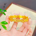 【Exclusive Offer】Jin Yan gold shop with enamel color fillet crown bracelet women's high-end jewelry to send his girlfriend to send his mother. 