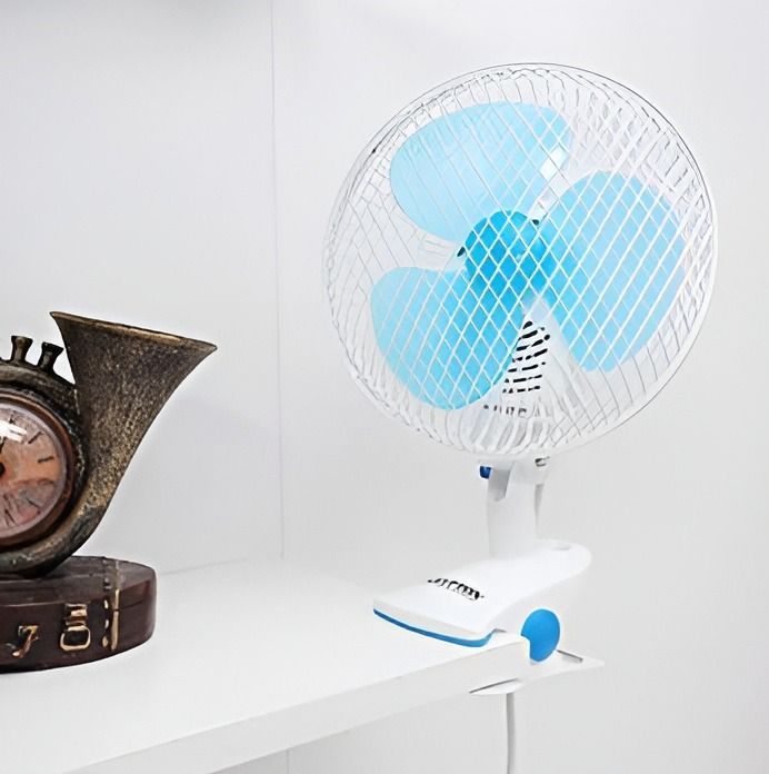 ElectroMax Table and Clip Fan, Assorted Colors, 8 Inches