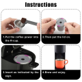 Reusable K Cups Coffee Filter Stainless Steel Reusable K Cups Coffee Pod Filters for 1.0, 2.0 Easy Install. 
