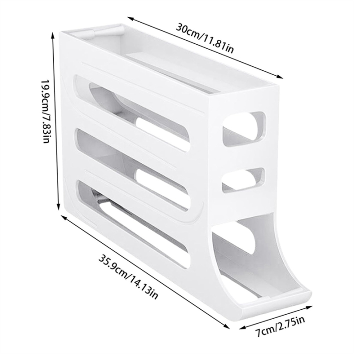 30%20Eggs%20Egg%20Holder%20for%20Fridge%20-Auto%20Rolling%20Fridge%20Egg%20Organizer,%20Space-Saving%20Egg%20Dispenser%20Holder,4%20Tiers%20Fridge%20Easy%20Install%20Easy%20to%20Use%20White%20-%20Image%203