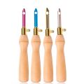 Changeable Head Poking Cross Stitch Tools Knitting DIY Poke Needle Adjustable Punch Needle Tool Embroidery Stitch. 