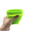 Telescopic Collapsible Water Cups with Lid Food Grade Silicone Foldable Cup Portable Heat Resistant Travel Mug Drinking. 