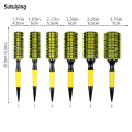 Sutuiying 1pc/ Yellow Aluminum Tube Roller Comb - Fluffy Styling Hairbrush 2025 Wavy Styling Brush Stylish hairbrush for all hairstyles. 