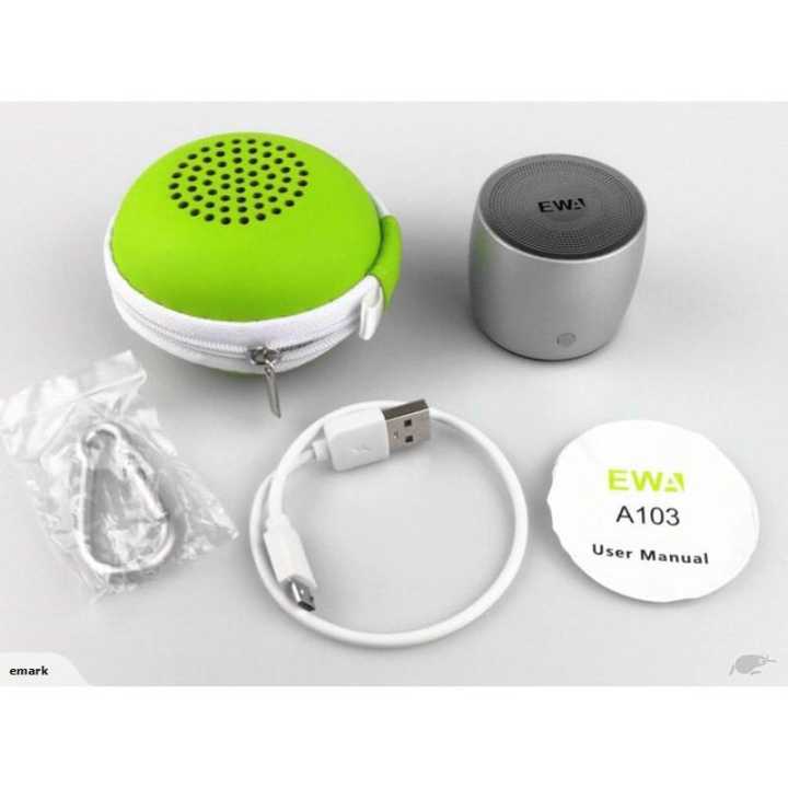 Mini Portable Bluetooth Speaker Metallic Ewa A103
