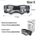 Renyuanfenyi Small and medium dog goggles protective eyepieces adjustable pet Fashion dog sunglasses UV sunglasses windproof sunglasses suitable color. 