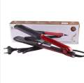Kemei Red/Black Flat Iron Hair Straightener - Km-531. 