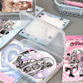 New Transparent Plastic Storage Box Photocards Small Card Storage Box Desk Organizer Box Classification Box Stationery. 