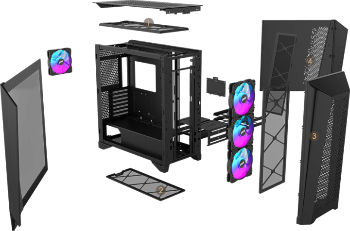 MSI%20MEG%20Prospect%20700R%20Gaming%20PC%20Case%20(E-ATX%20MB%20Support%20%7C%204%20ARGB%20FAN%20%7C%20360mm%20Radiator%20%7C%20400mm%20GPU%20Length%20%7C%20USB-C%20%7C%20Vertical%20GPU%20%7C%204.3"%20Touch%20Display)%20-%20Image%203