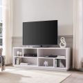 Kamakhya Decor TV stand, tv cabinet, storage rack for home and office, multipurpose rack, white. 