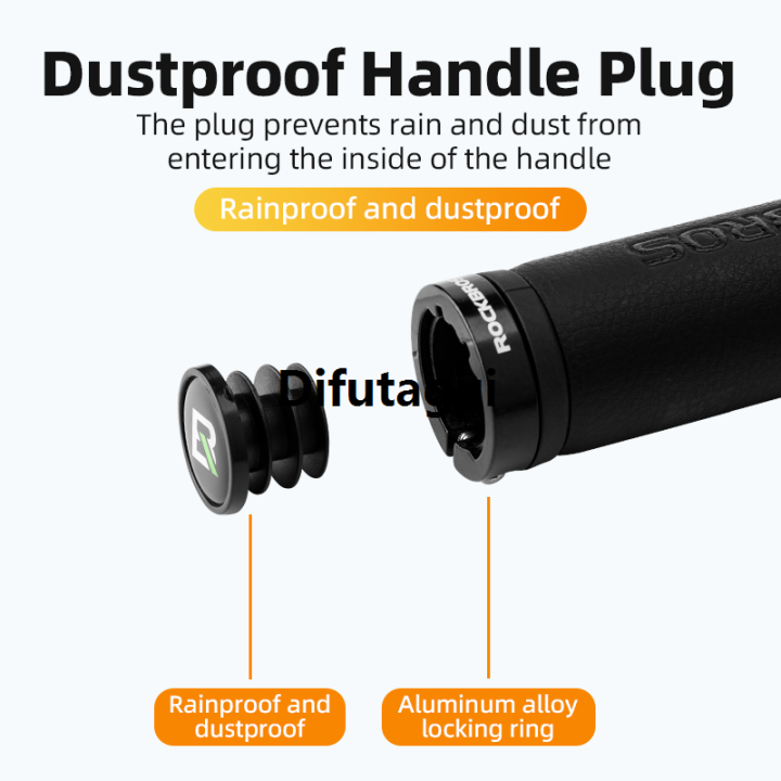 Difutagui%20ROCKBROS%20MTB%20Road%20Bike%20Handlebar%20Grips%20Microfiber%20Leather%20Dustproof%20Aluminum%20Fifty%20percent%20discount%20Alloy%20Lock%20Ring%20Ultralight%20Cycling%20Grip%20Bicycle%20Accessories%20-%20Image%203