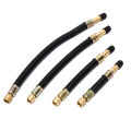 1pc Bicycle Pump Valve Extender Extension Tube Rubber Inflator Pipe Hose YUMAN. 