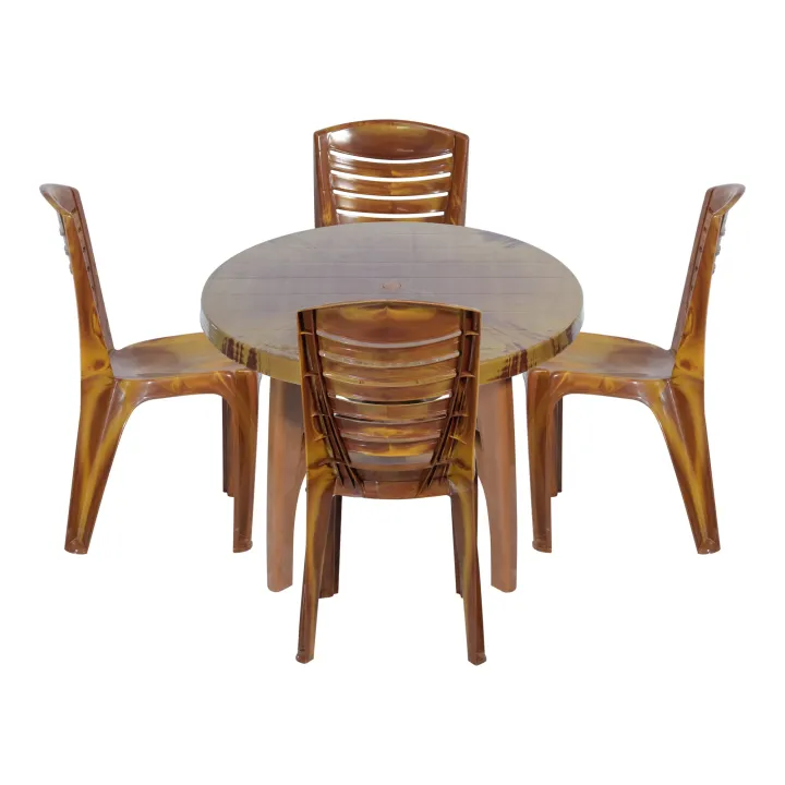 Bagmati%20Plastic%20Round%20Table%20&%20Super%20Armless%20Chair%20Set%20(4%20Chairs%20And%201%20Table)%20-1101%20-%20Image%202