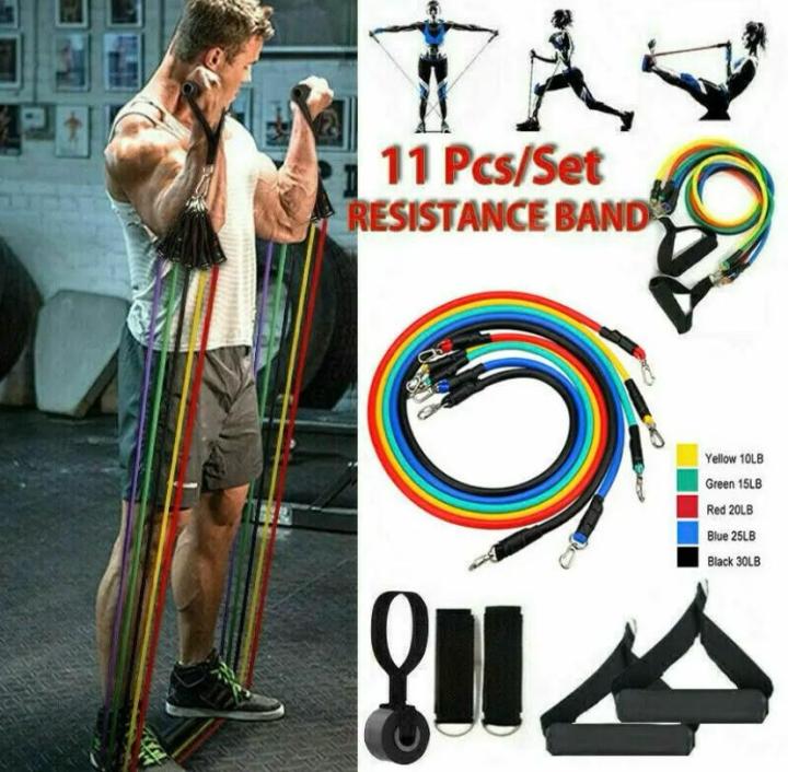 11%20In%201%20Power%20Resistance%20Band%20Home%20Gym%20Equipment/Exercise%20Bands%20-Total%20130%20LBS%20-%20Image%202