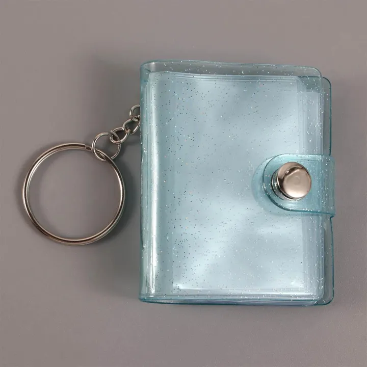 Transparent%20Jelly%20Color%2016%20Pockets%20Card%20Stock%202%20Inch%20Photos%20Holder%20Keychain%20Photo%20Card%20Holder%20Mini%20Photo%20Album%20Binders%20Albums%20-%20Image%208