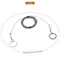 Outdoor Hand-Drawn Rope Saw 304 Stainless Steel Wire Saw Camping Life-Saving Woodworking Super Fine Hand Saw Wire 5M. 