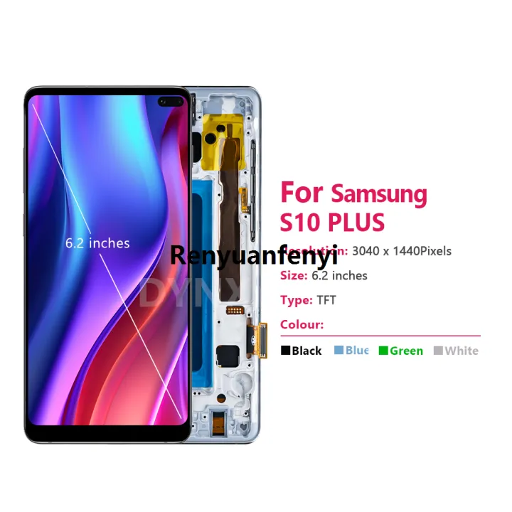Renyuan%20Screen%20For%20Samsung%20Galaxy%20S10%20Plus%20S10+%20G975%20G975F%20LCD%20Display%20Digital%20New%20Touch%20Screen%20With%20Frame%20For%20Samsung%20Galaxy%20S10+%20Assembly%20-%20Image%202