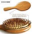 DISICHEN 2025 New Premium Wooden Bamboo Hair Brush Improve Hair Growth Wood hairbrush Prevent Hair Loss Comb Bamboo Comb Teeth. 