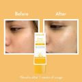 WishCare All Vitamin C Pure Glow Milk Sunscreen SPF 50 PA++++ - Ultra Light Weight, Oil Free with Broad Spectrum Protection & No White Cast - 50g. 